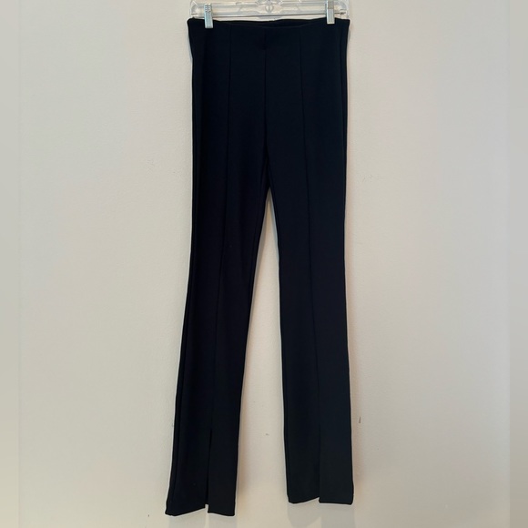 NWT Zara Ribbed Flare Leggings with Front Split - Picture 1 of 4